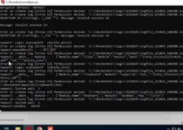 ERROR AL GUARDAR LOG