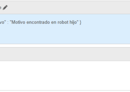 Retornar informacion y Detener este robot